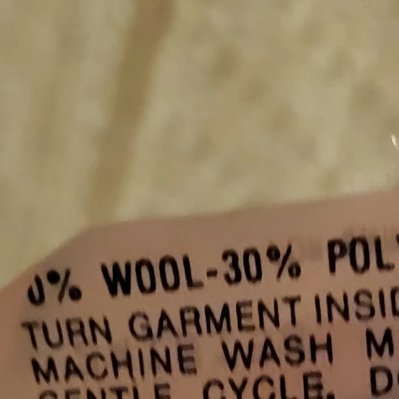 Vintage Robert Bruce Mens Cream Wool Blend Ski Sweater Sz Large Made In The USA - Picture 7 of 7